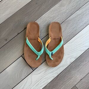 Hari Mari Women’s Scouts Mint/Orange Flip Flops